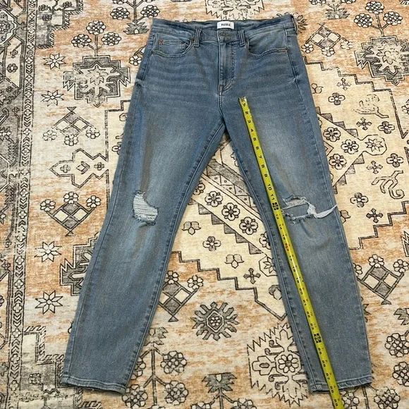🎉HP🎉PISTOLA 29 Cassie- high waist & straight leg jeans w distressing—see photos - Picture 7 of 11